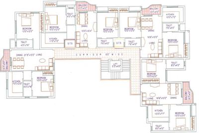 Project Image of 840.0 - 2408.0 Sq.ft 2 BHK Apartment for buy in Agni Lakshmi Kripa