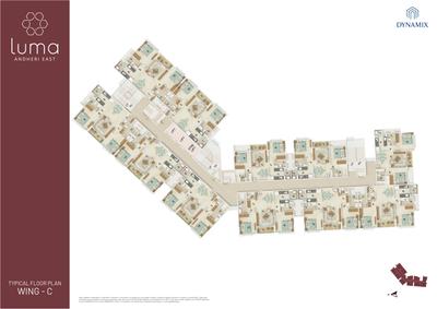 Project Image of 623.67 - 1121.5 Sq.ft 2 BHK Apartment for buy in Dynamix Luma