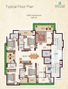 Project Image of 0.0 - 3160.0 Sq.ft 4 BHK Apartment for buy in Nidhi Poorvaj