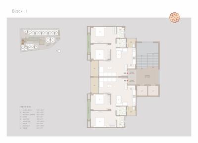 Project Image of 1647.0 - 2313.0 Sq.ft 2 BHK Apartment for buy in Adhishthan Luxuria