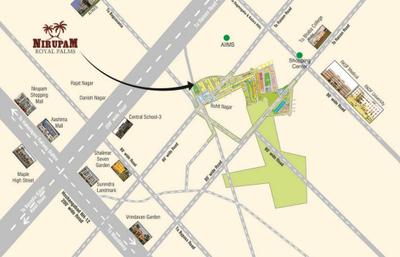 Project Image of 563.0 - 2150.0 Sq.ft 1 BHK Apartment for buy in Nirupam Royal Palms Extension Phase 2