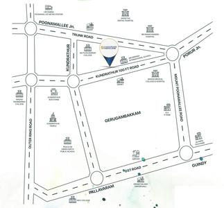 Project Image of 1503.0 - 1511.0 Sq.ft 3 BHK Apartment for buy in Casagrand Highclere