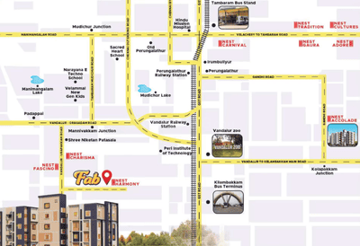 Project Image of 635.07 - 967.03 Sq.ft 2 BHK Apartment for buy in The Nest FAB