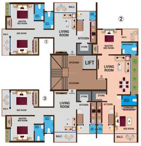 Project Image of 685.0 - 718.0 Sq.ft 2 BHK Apartment for buy in Ridaan Sumangal Appartment