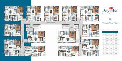 Project Image of 1390.0 - 1900.0 Sq.ft 2 BHK Apartment for buy in Avani Advaitha
