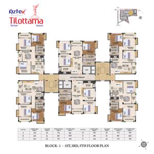Project Image of 525.0 - 1064.0 Sq.ft 1 BHK Apartment for buy in Aztek Tilottama