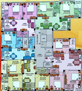 Project Image of 541.0 - 1737.0 Sq.ft 1 BHK Apartment for buy in Atreyi Accomodate