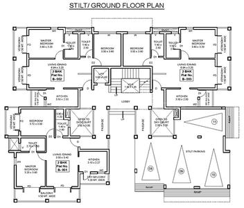 Project Image of 663.0 - 694.0 Sq.ft 2 BHK Apartment for buy in B&F Woods