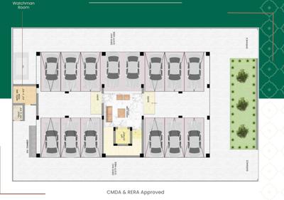 Project Image of 1154.21 - 1160.56 Sq.ft 3 BHK Apartment for buy in Quality Anantha Lakshmi