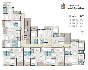 Project Image of 1205.0 - 1640.0 Sq.ft 2 BHK Apartment for buy in Emmanuel Ashley Park