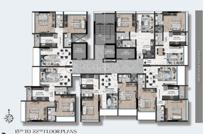 Project Image of 550.0 - 602.0 Sq.ft 2 BHK Apartment for buy in DTG Aspire
