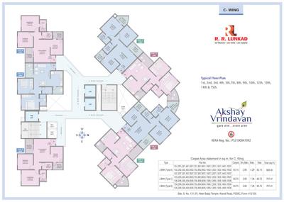 Project Image of 420.87 - 707.41 Sq.ft 1 BHK Apartment for buy in RR Akshay Vrindavan