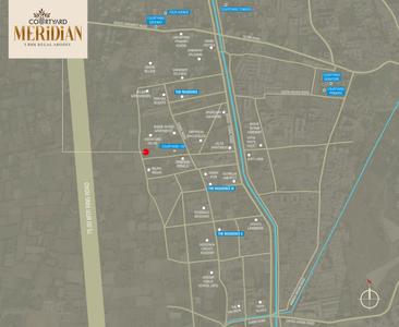 Project Image of 0.0 - 1075.0 Sq.ft 3 BHK Apartment for buy in Courtyard Meridian