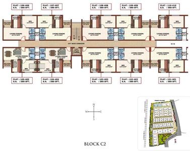 Project Image of 580.0 - 1400.0 Sq.ft 1 BHK Apartment for buy in Prince Village