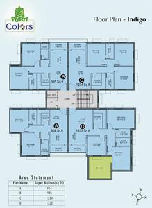 Project Image of 920.0 - 1320.0 Sq.ft 2 BHK Apartment for buy in Aster Purti Colours