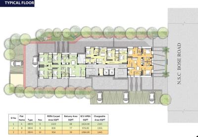 Project Image of 1301.0 - 2165.0 Sq.ft 3 BHK Apartment for buy in Vishnu Priya