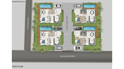 Project Image of 3219.38 - 3552.31 Sq.ft 4 BHK Villa for buy in Escala La Demure