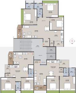 Project Image of 690.18 - 972.3 Sq.ft 2 BHK Apartment for buy in Pransi Samruddh Nest