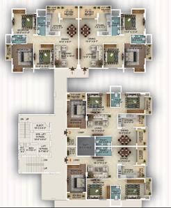 Project Image of 1632.0 - 1690.0 Sq.ft 3 BHK Apartment for buy in Prarthana Solitaire