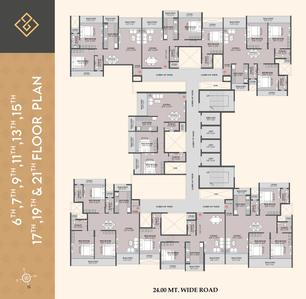 Project Image of 1285 Sq.ft 2 BHK Apartment / Flat for sale in Kharghar for Rs. 15000000