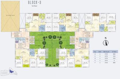 Project Image of 1650.0 - 3150.0 Sq.ft 3 BHK Apartment for buy in Jain Dream One Block 3 & 4