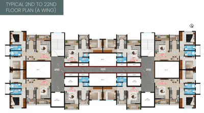 Project Image of 428.0 - 686.0 Sq.ft 1 BHK Apartment for buy in Nakoda Castle Gate A Wing