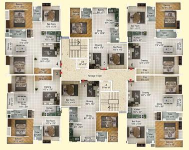 Project Image of 1000.0 - 1530.0 Sq.ft 2 BHK Apartment for buy in Morias Symphony Condos Phase I