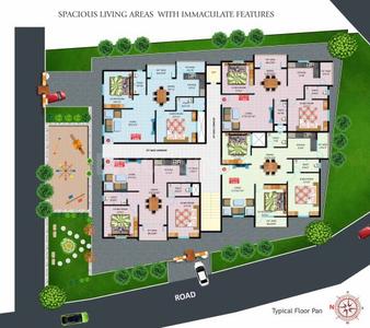 Project Image of 1205.0 - 1395.0 Sq.ft 2 BHK Apartment for buy in  Sri Vyshnavi Indralok