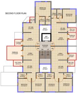 Project Image of 436.0 - 696.0 Sq.ft 1 BHK Apartment for buy in Meghaswana Bhakti Gulmohar