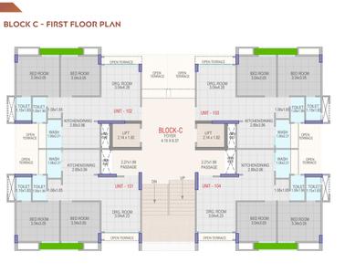 Project Image of 561.34 - 581.9 Sq.ft 2 BHK Apartment for buy in Patel Pehel Homes