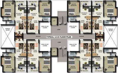 Project Image of 333.57 - 374.37 Sq.ft 1 BHK Apartment for buy in Vertex Varun Flora Township Lotus Building
