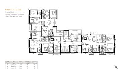 Project Image of 1572.0 - 2261.0 Sq.ft 3 BHK Apartment for buy in Crown