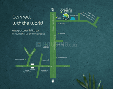 Project Image of 408.0 - 492.02 Sq.ft 1 BHK Apartment for buy in Sarvoday Greens Phase 1 Building No 1