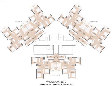 Project Image of 634.0 - 1196.0 Sq.ft 2 BHK Apartment for buy in Sunteck Beach Residences