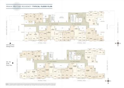 Project Image of 706.0 - 1206.0 Sq.ft 2 BHK Apartment for buy in Ellora Privia Prestige