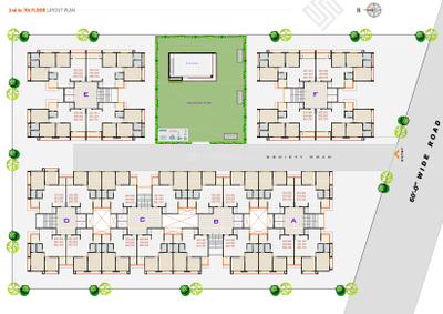 Project Image of 801.36 - 1030.32 Sq.ft 2 BHK Apartment for buy in Swastik Saffron