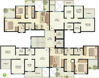 Project Image of 0.0 - 855.0 Sq.ft 3 BHK Apartment for buy in Ekta Greenville