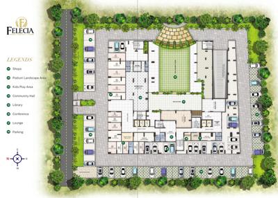 Project Image of 971.0 - 1567.0 Sq.ft 2 BHK Apartment for buy in Reliant Felecia