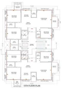 Project Image of 1134.62 - 2045.25 Sq.ft 3 BHK Apartment for buy in Siddhi Vinayak Divine Rivera