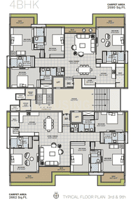 Project Image of 1911.0 - 6203.0 Sq.ft 3 BHK Apartment for buy in Avadh Ercole