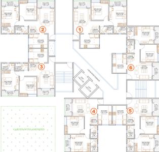 Project Image of 496.43 - 608.7 Sq.ft 1 BHK Apartment for buy in Roshan Milestone Wing E