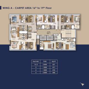 Project Image of 384.0 - 1242.0 Sq.ft 1 BHK Apartment for buy in Pranami Bliss