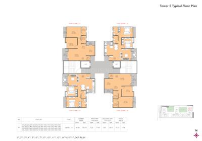 Project Image of 1705 Sq.ft 4 BHK Apartment / Flat for sale in Dhanori for Rs. 12178967
