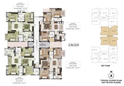 Project Image of 977.0 - 1420.0 Sq.ft 2 BHK Apartment for buy in LML Luxe One