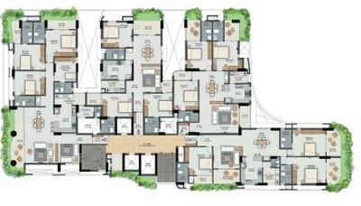 Project Image of 1789.0 - 2659.0 Sq.ft 3 BHK Apartment for buy in Veegaland Amora