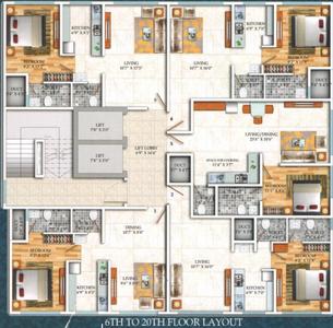Project Image of 339.0 - 471.0 Sq.ft 1 RK Apartment for buy in Mohid Swiz Heights Phase 1