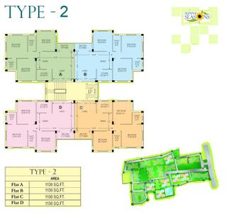 Project Image of 560.0 - 1170.0 Sq.ft 1 BHK Apartment for buy in Starlite Sunny Seasons
