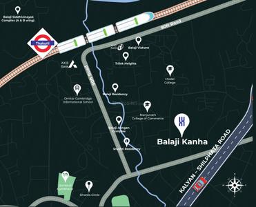 Project Image of 422.0 - 580.0 Sq.ft 1 BHK Apartment for buy in Balaji Kanha