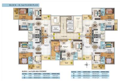 Project Image of 787.0 - 965.0 Sq.ft 2 BHK Apartment for buy in Sunrise Rashmi Heights