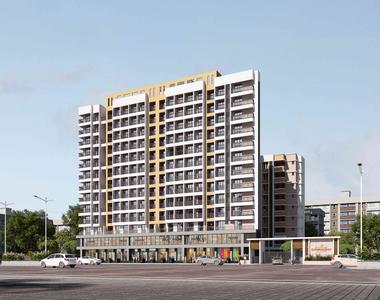 Project Image of 365.0 - 810.0 Sq.ft 1 RK Apartment for buy in Shree Ganesh Symphony Wing A And B